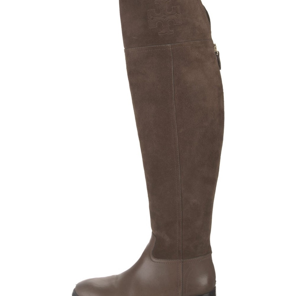 Tory Burch Brown Over the Knee Boots